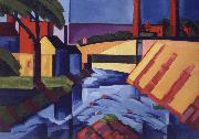Oscar Bluemner Evening Tones oil painting reproduction